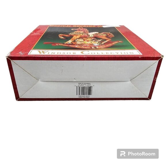 Windsor Collection Musical Christmas Rocking Horse Decor In Box - Picture 12 of 14